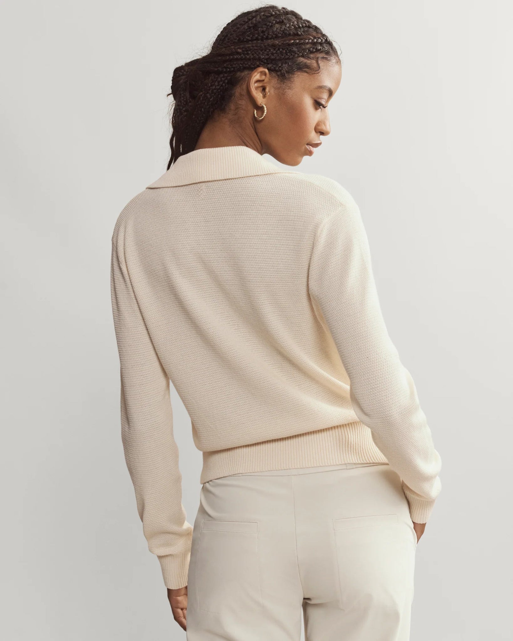 Birdie Sweater Long Sleeve Polo - T3 Endurance Sports