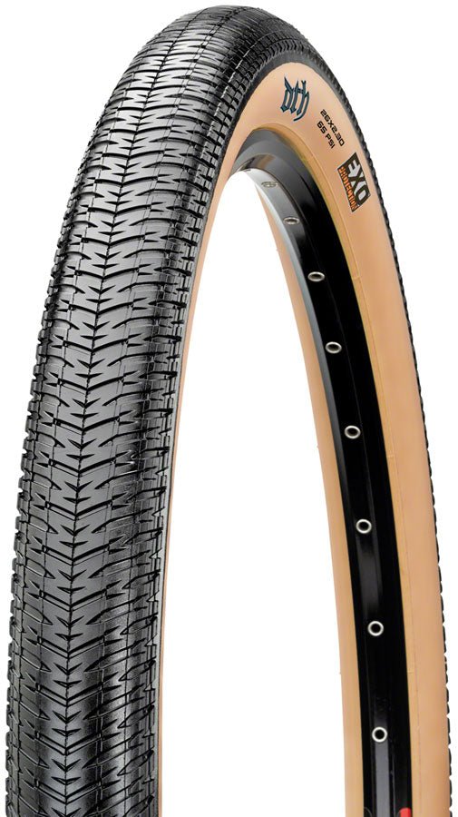 DTH Tire - 26 x 2.15, Clincher, Folding, Black/Dark Tan, EXO - T3 Endurance Sports
