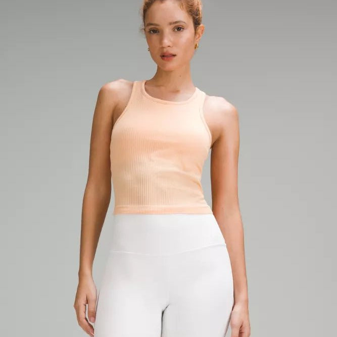 Ebb to Street Cropped Racerback Tank Top - T3 Endurance Sports