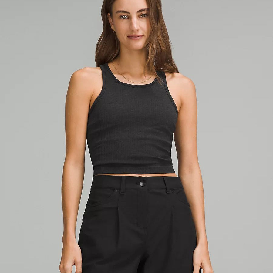 Ebb to Street Cropped Racerback Tank Top - T3 Endurance Sports