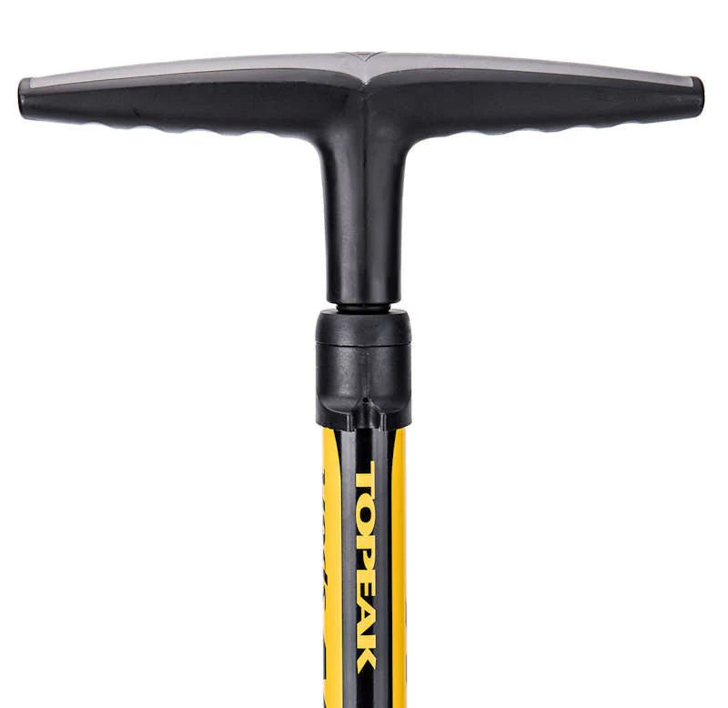JoeBlow Sport III Floor Pump, Yellow - T3 Endurance Sports