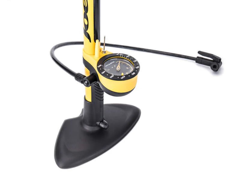 JoeBlow Sport III Floor Pump, Yellow - T3 Endurance Sports