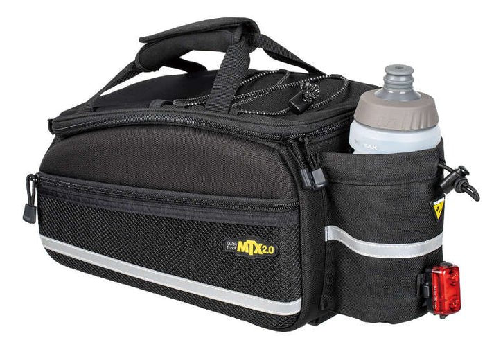 MTX EX Trunk Bag Bike Rack w/ Bottle Pocket - Fits 2.0 Racks - T3 Endurance Sports