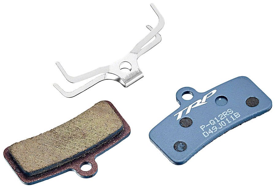 P - Q12RS Disc Brake Pad - Resin, For TRP 4 - Piston Disc Brakes - T3 Endurance Sports