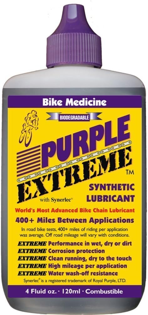 Purple Extreme Performance Synthetic Chain Lubricant 4oz - T3 Endurance Sports