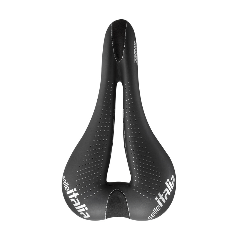 Selle Italia Diva Gel Superflow L3 Ti 316 Saddle – Women's Road & Touring Bike Seat – Pressure Relief Superflow Cut - out & Light Gel Padding - T3 Endurance Sports