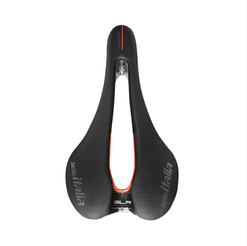 Selle Italia SLR Boost Kit Carbonio Superflow L3 Saddle - Carbon Rail, Lightweight Short Nose, Superflow Comfort for Road - T3 Endurance Sports