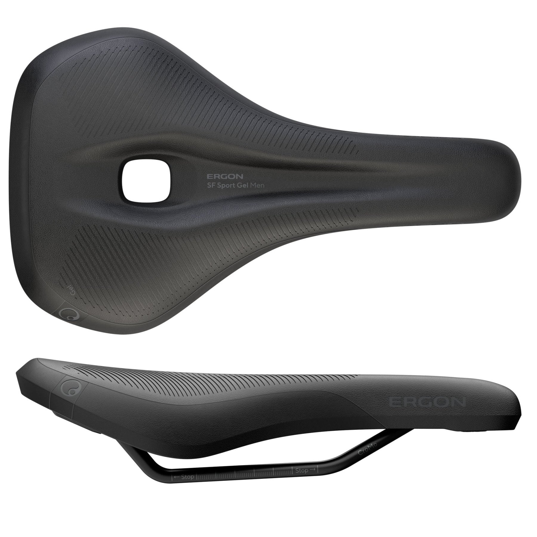 SF Sport Gel Men's Saddle, Medium/Large, Black - T3 Endurance Sports