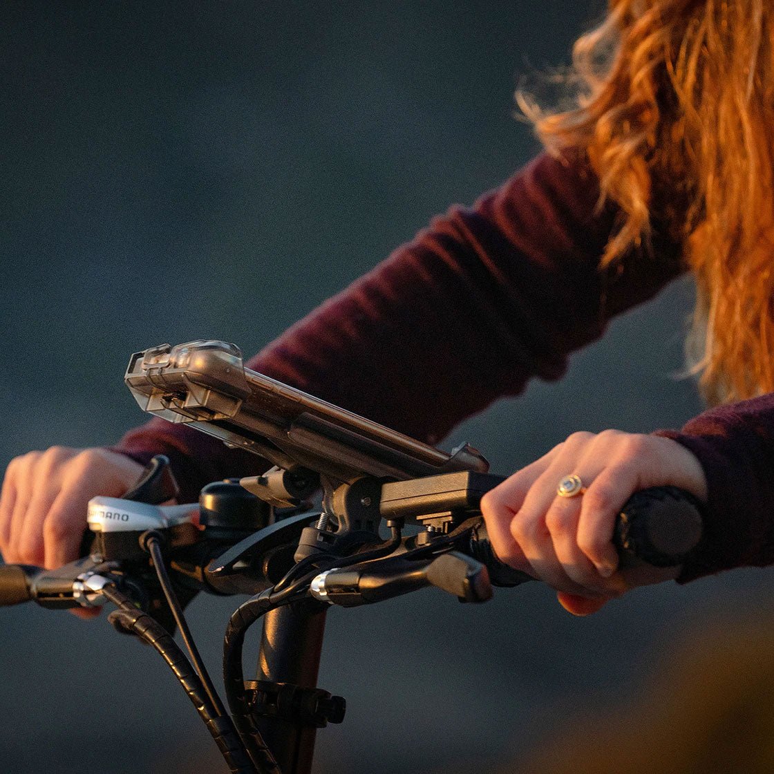 Smart XL Phone Holder Bar/Stem Cap Mount - Black - T3 Endurance Sports