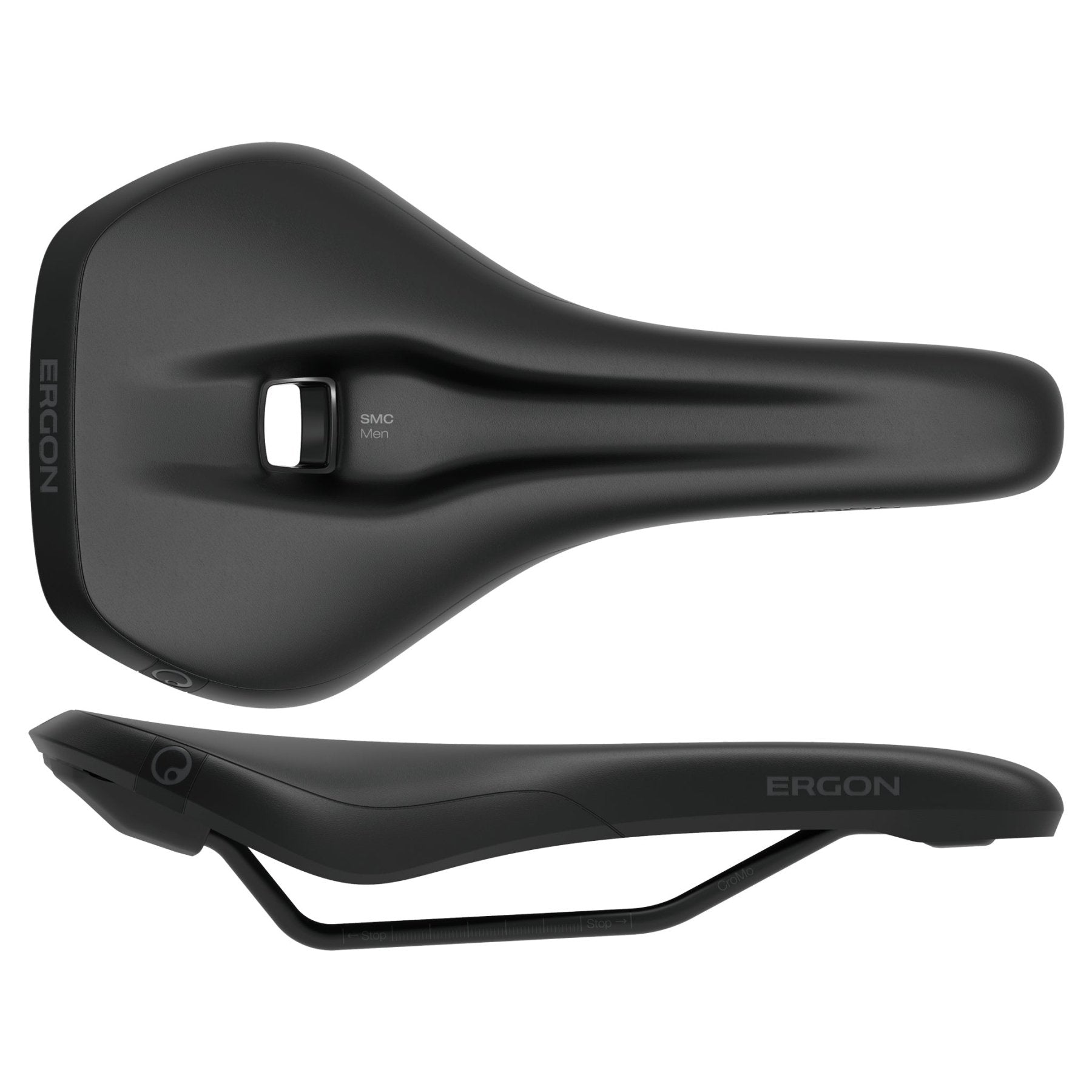 SMC Men's Saddle, Medium/Large, Stealth - T3 Endurance Sports