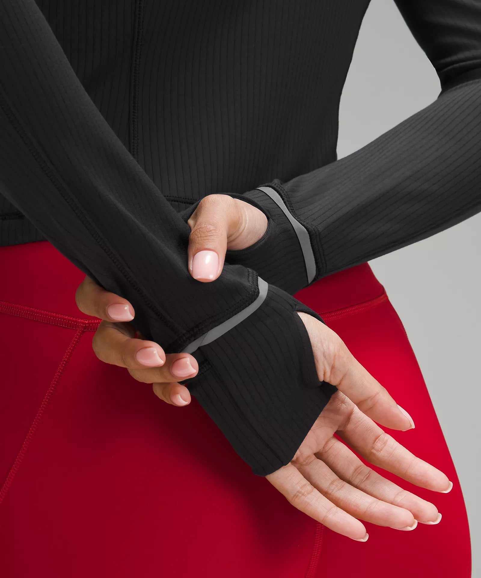 Women's It's Rulu Ribbed Cropped Half Zip - T3 Endurance Sports