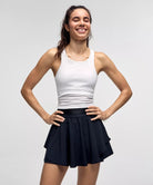 Ebb to Street Cropped Racerback Tank Top - T3 Endurance Sports