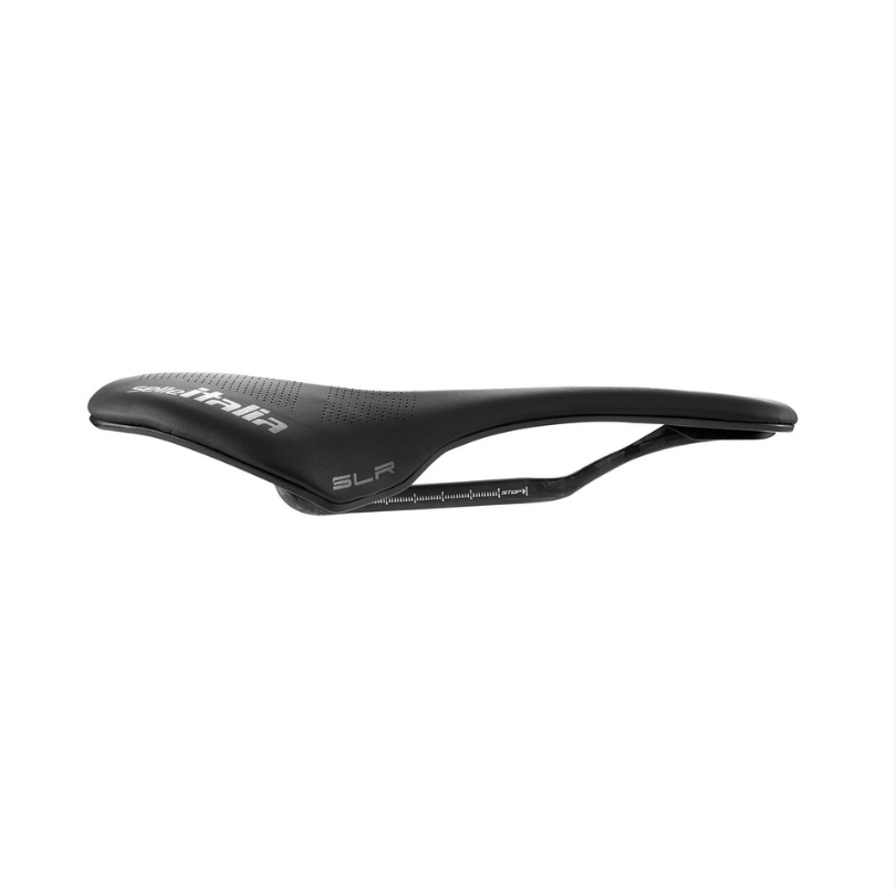 Selle Italia SLR Boost Kit Carbonio Superflow L3 Saddle - Carbon Rail, Lightweight Short Nose, Superflow Comfort for Road - T3 Endurance Sports