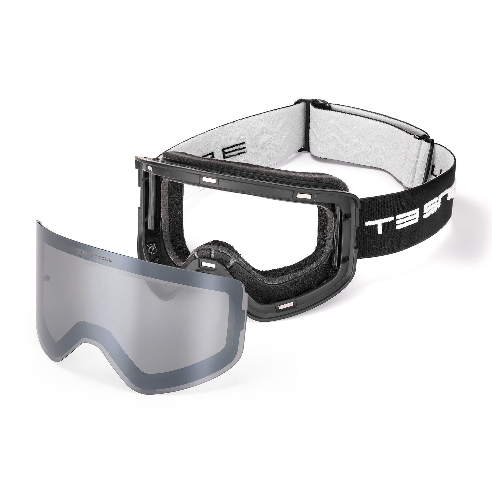 Snow Goggles w/Anti-Fog, UV Protection, and Magnetic