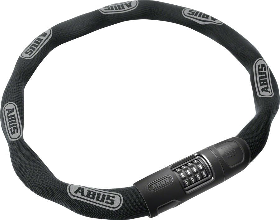 Used 8808C Chain Lock - Combination, 3.7', 8mm Square, Black - T3 Endurance Sports