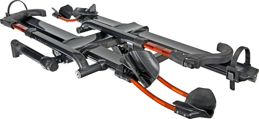 Used NV 2.0 Hitch Bike Rack - 2 - Bike, 2" Receiver, Metallic Gray/Orange - T3 Endurance Sports