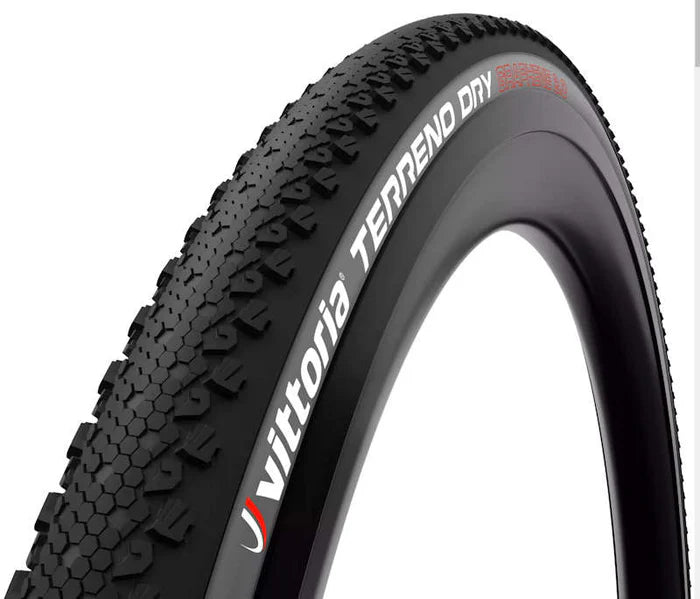 Vittoria Terreno Dry Tire - 700 x 33, Tubeless, Folding, Black/Anthracite, 1C, TNT, G2.0 - T3 Endurance Sports